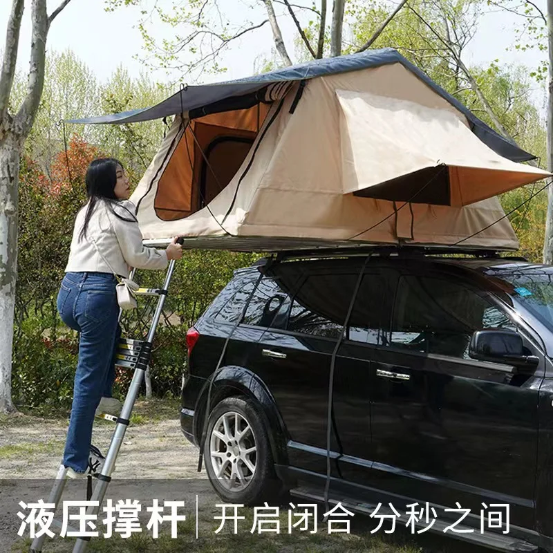 Car Roof Tent Quick open  Four-season Camping Tent 240x143x126cm Soft foldingTop