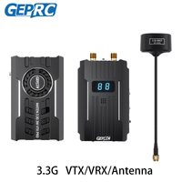GEPRC MATEN 3.3G 3W VTX PRO VRX with 3.3G Signal Alarmer Antenna for 40CH Long-Range DIY RC FPV Freestyle Drone Components
