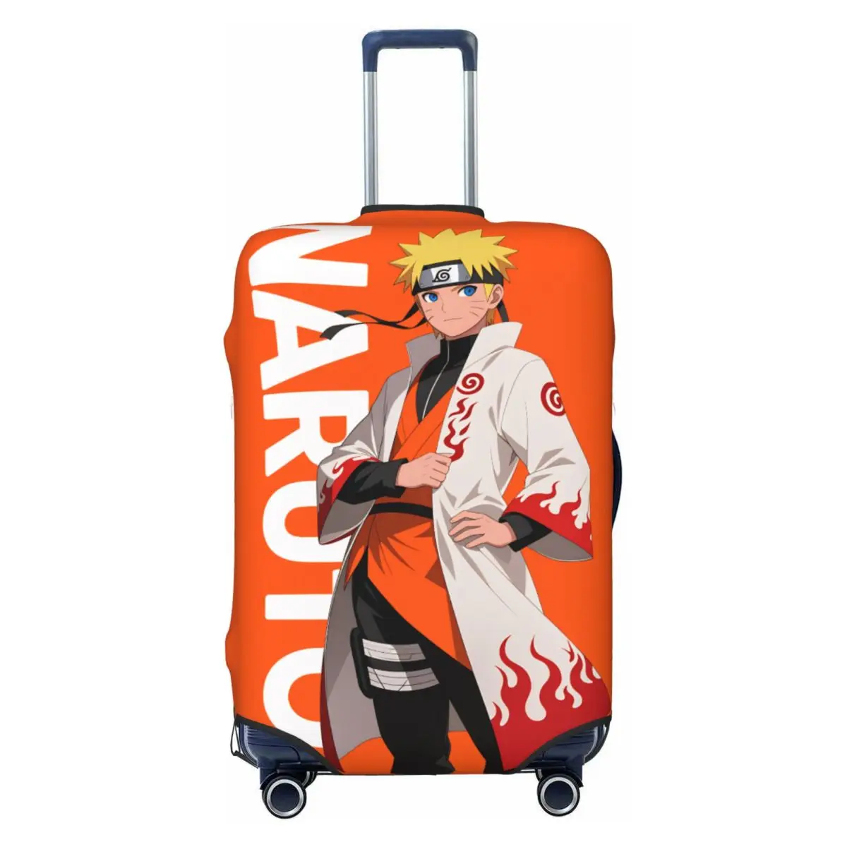 

Custom N-Narutoes Uzumakis Narutos Luggage Cover Protector Cute Anime Classic Manga Movie Travel Suitcase Covers for 18-32 Inch