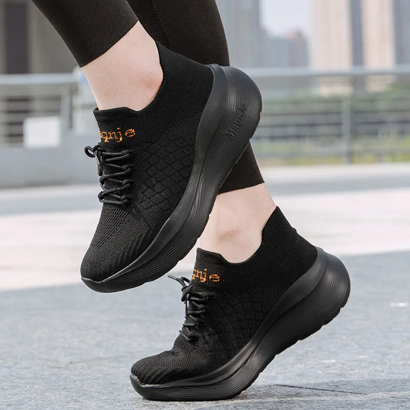 Новые мужские и женские туфли больших размеров, кроссовки, модные туфли на плоской подошве со шнуровкой и сеткой, женская вулканизированная обувь, Zapatos Mujer Onemix