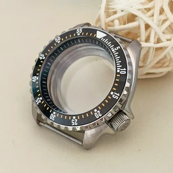 Mod NH35 Case Dome Sapphire Crystal Glass Fits SKX007 SRPD NH35 NH36 Movement Transparent Back Cover Men Dive Watch Cases