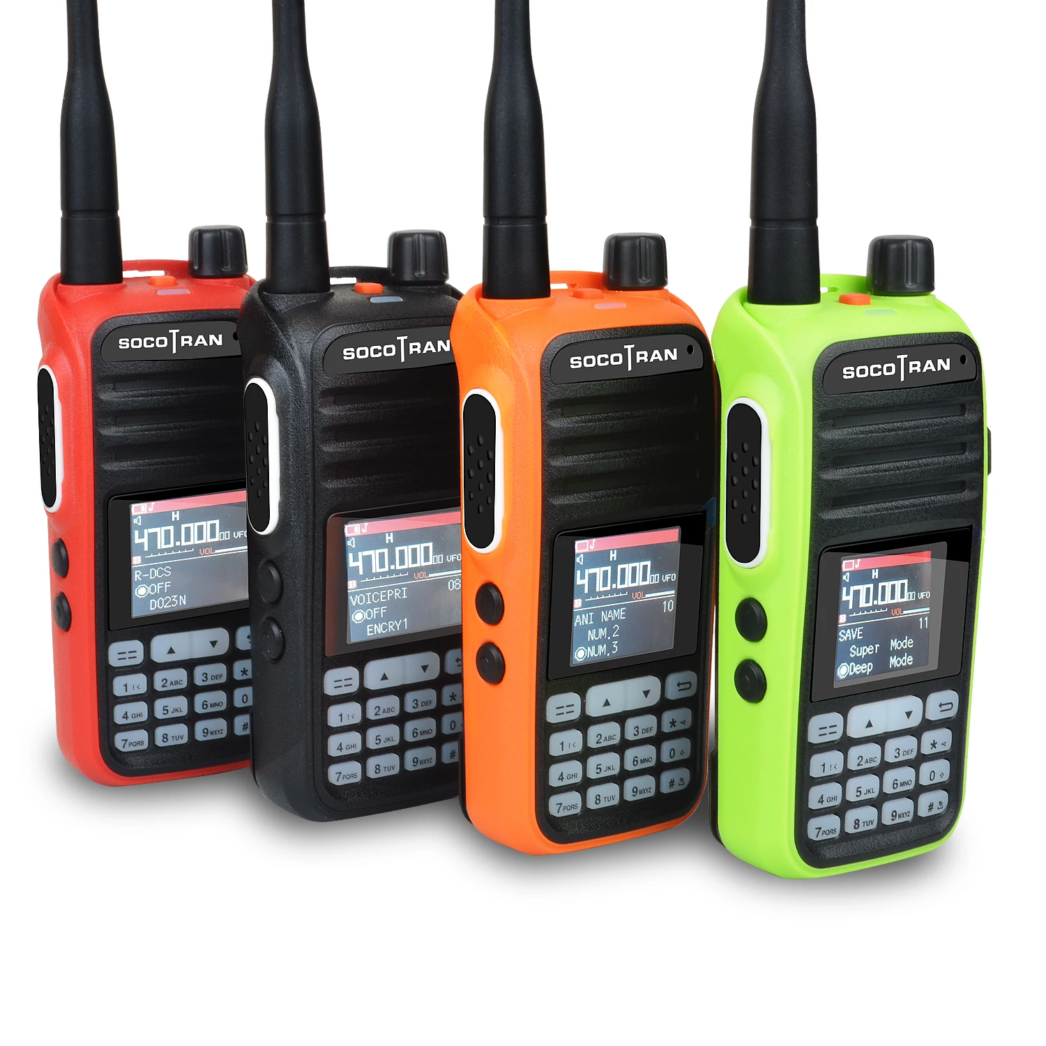 108-136MHz Walkie Talkie Air Band Full Bands UHF VHF Portable Radio Amateur Ham Two Way Radio EP-UVA37 Scan QR Code NOAA