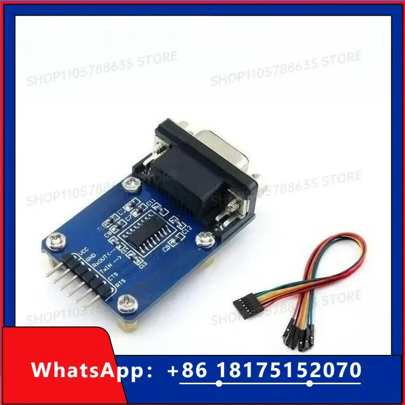 for RS232 to TTL Level Conversion Module DB9 Female UART Serial Communication Adapter Unit