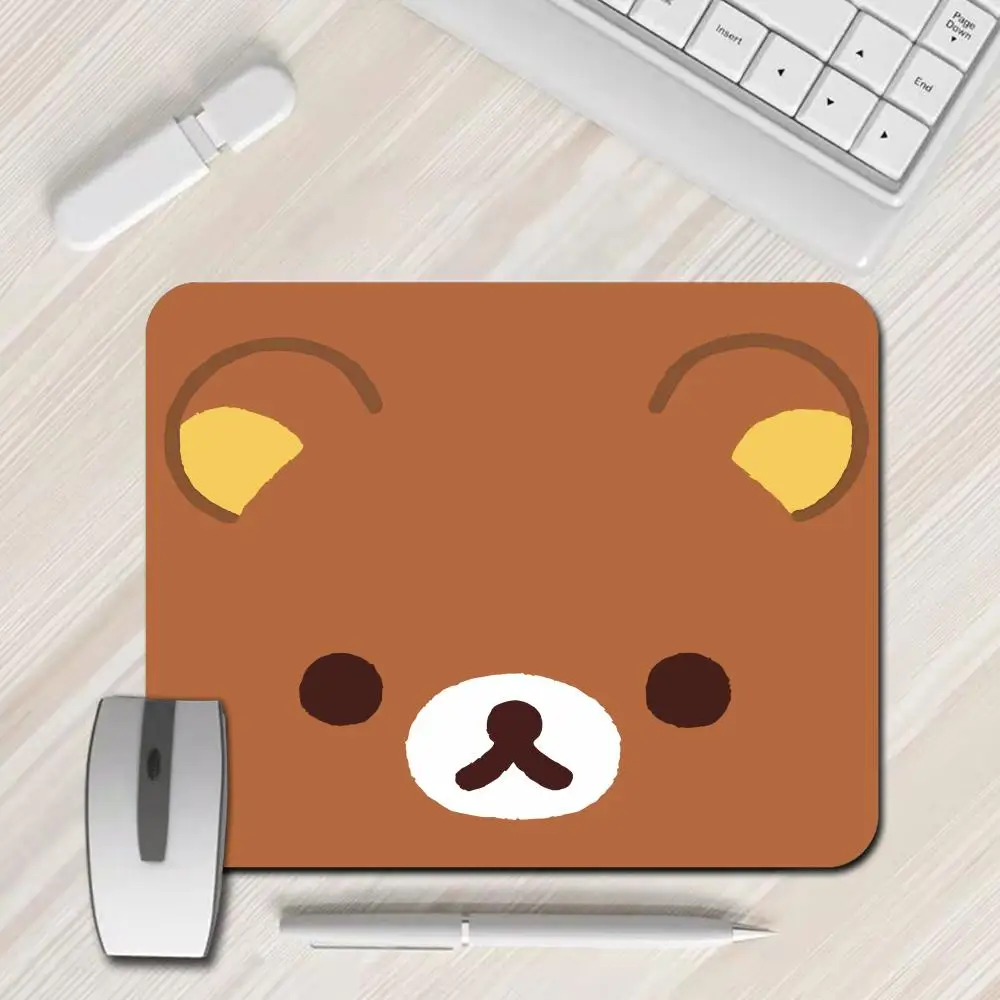 

Lovely Rilakkuma Kawaii Pad Large XXL Rubber Gaming Mousepad Gamer Stitching Dining Table Desk Mat For PC Computer Keyboard Mat