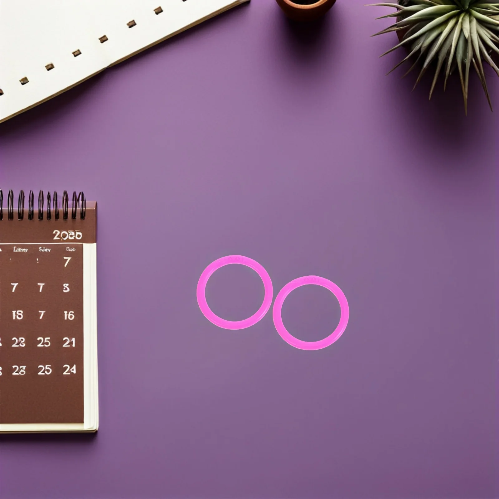 80 قطعة من حلقات الموثق البلاستيكية الملونة ذات الأوراق الفضفاضة للاستخدام المنزلي في المكتب المدرسي - حلقات ربط مستديرة صغيرة للوصفات