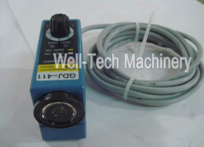 Photoelectric Sensor GDJ-411 Bag Making Machine Photoelectric Colour Track Sensor Cutting Machine Photocell GDJ-411BG Sensor