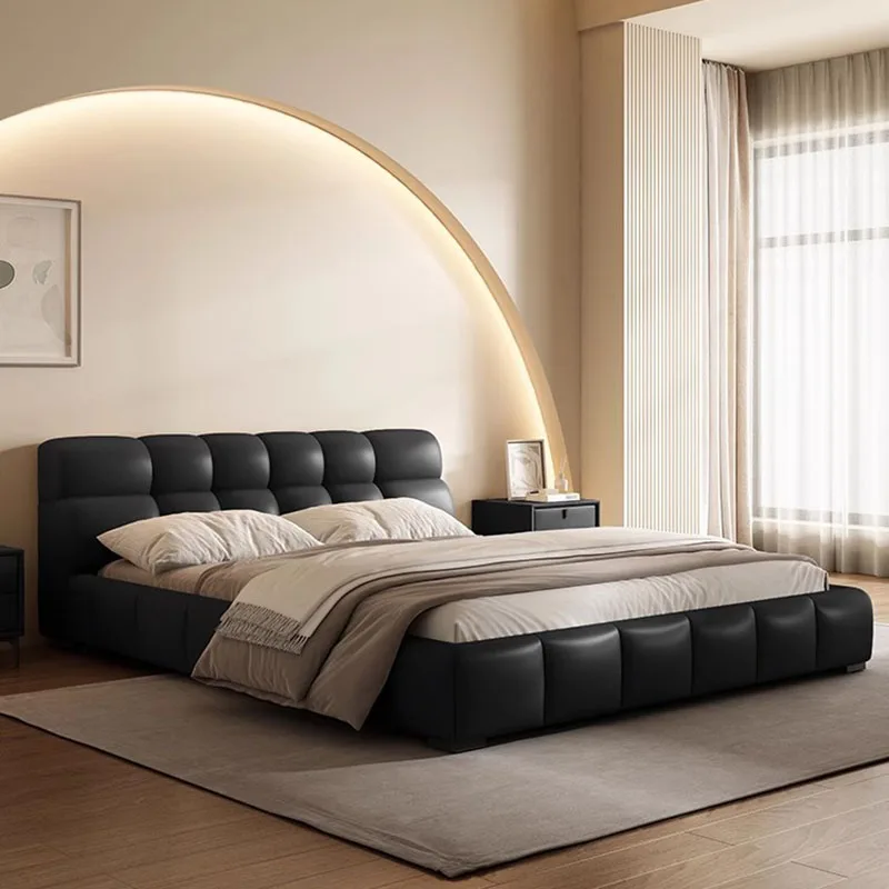 

Storage Unique Bed Bedroom Nordic Sleeping Queen Bed Frame Headboard Modern Muebles Para El Hogar Home Furniture Decoraction