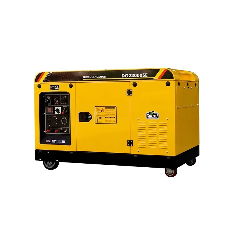 20KVA 16KW Silent Type Generator Set DG23000SE Single Phase120/240V ATS Options 60Hz Frequency Air Cooled