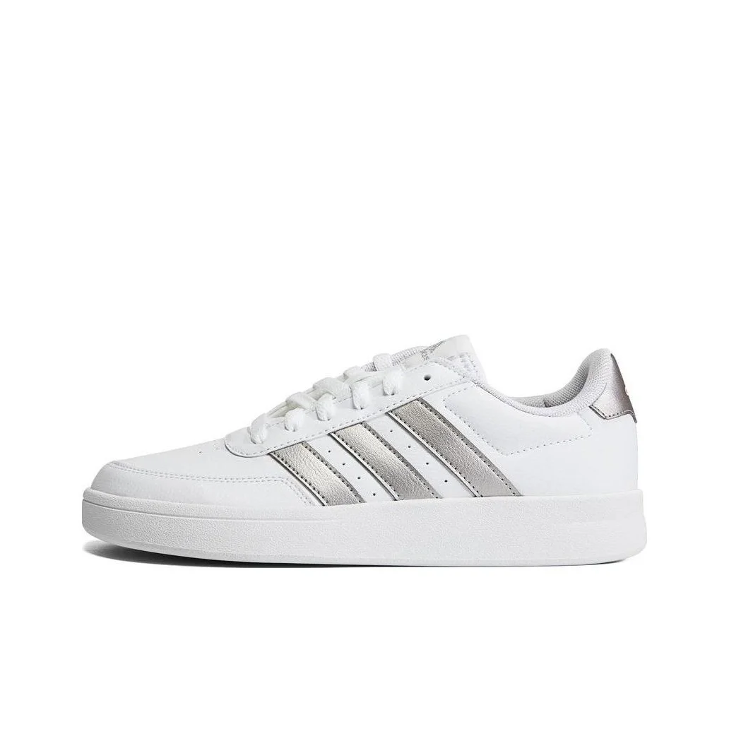 Adidas BREAKNET 2.0 Leather Slip Resistant Lightweight Non slip Lightweight Low top Skateboard Shoes Women's HP9440