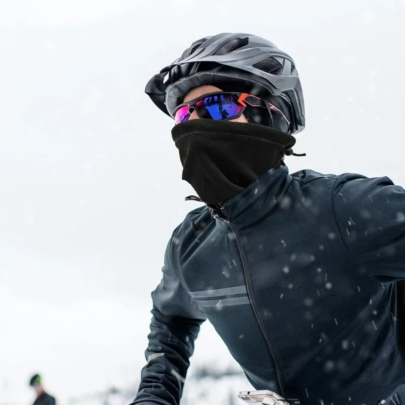 

1 Pc Winter MotorcycleWarm Mask Men Women Fleece Neck Outdoor Warmer Windproof Scarf Camping Hiking Balaclava Cycling Face Mask