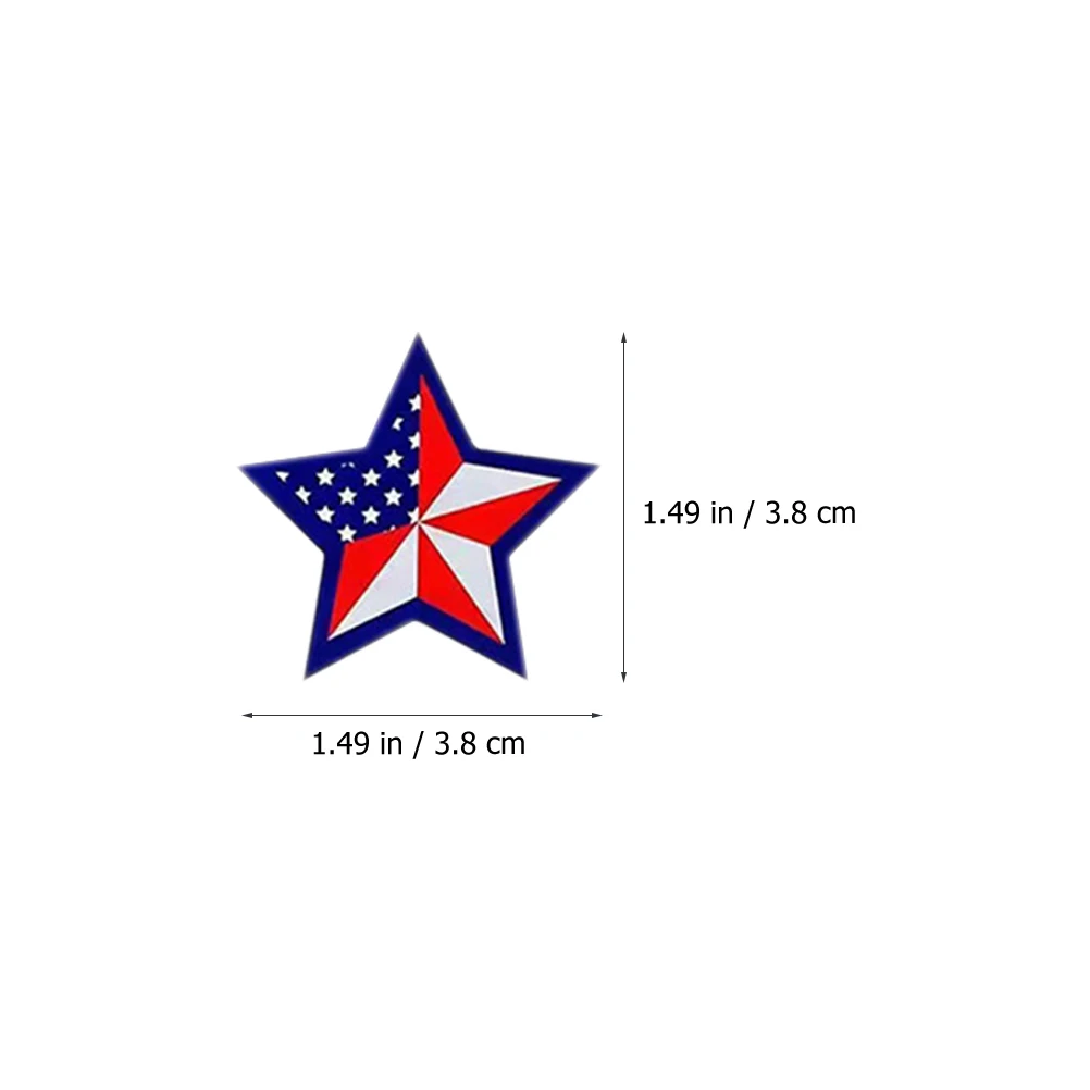 

500pcs Patriotic Label Stickers Envelope Sealing Gift Packaging Independence Day Clear Party Favor Self Adhesive American Flag
