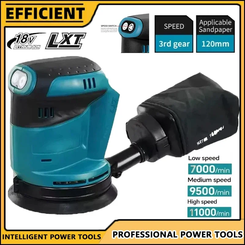 صالح ماكيتا DBO180Z 18 فولت فرش اللاسلكي قابلة للشحن القرص عشوائي المداري ساندر النجارة الرملي المعجون تلميع أداة عارية #1