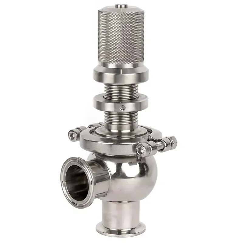 VAS01 Clamp Sanitary Safety Valve SS304 Wetted Parts High Quality Pneumatic OEM/ODM 1