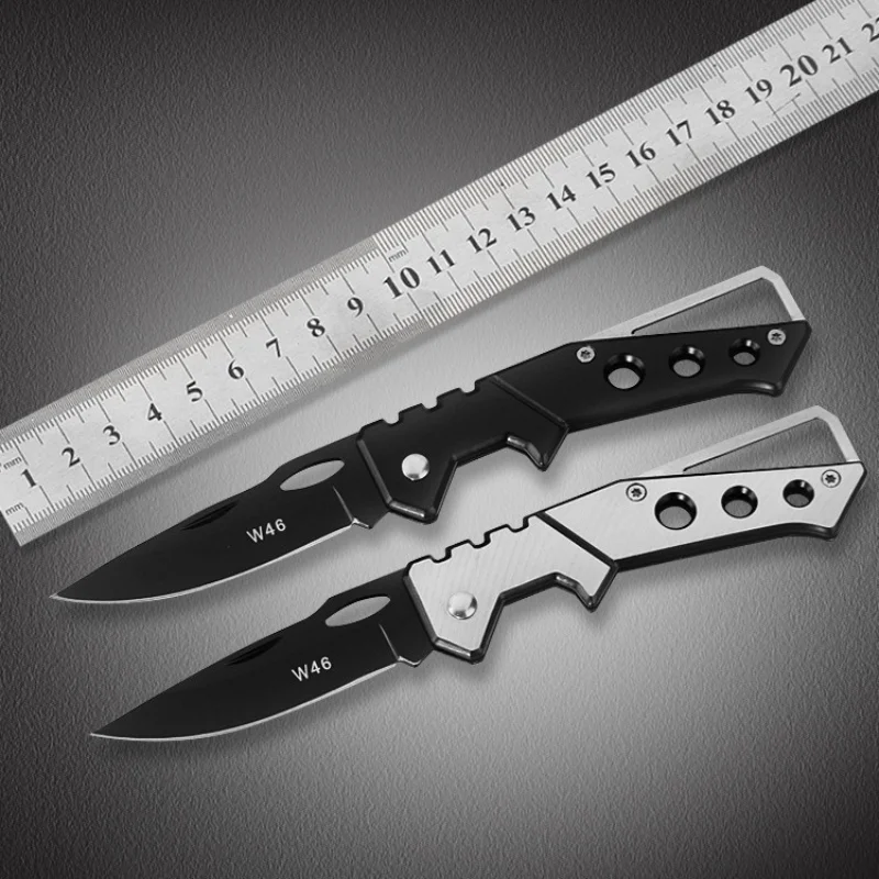 Outdoor Folding Knife Mini Folding Knife Keychain Knife Hanging Decoration Small Single Knife Self Defense Tactical Knife Pocket