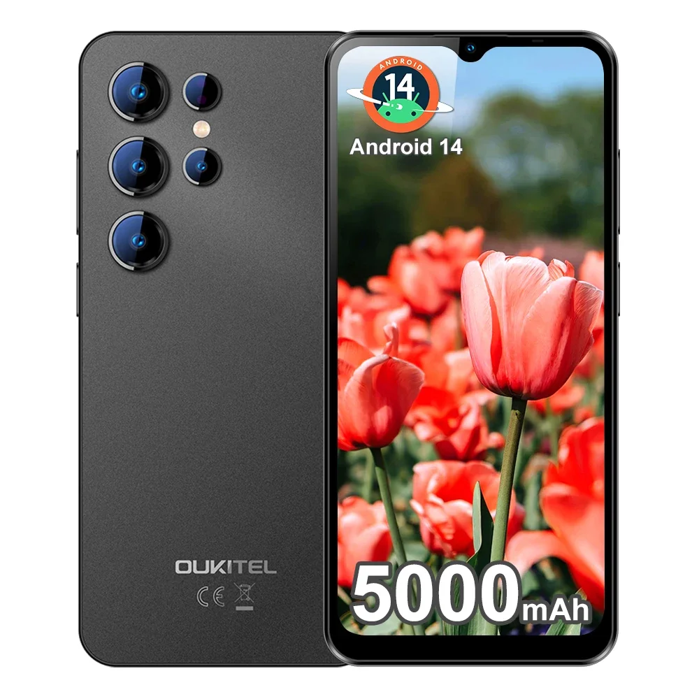 OUKITEL C2 Android 14 Smartphone 16(4+12)GB RAM 64GB ROM 6.52