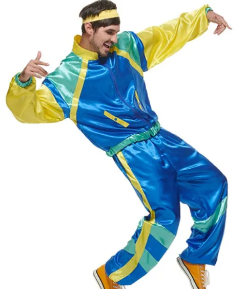 

Ретро 70-е годы хип-хоп Ro музыкальная опера костюмы для пар Хэллоуин мужская сценическая одежда головной убор пальто брюки