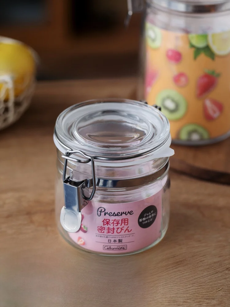 

Original Star Nitro Lead-Free Glass Sed Jar for Brewing Wine Piling Plum Wine Kimchi Home Use Cylindrical Kitchen Storag...