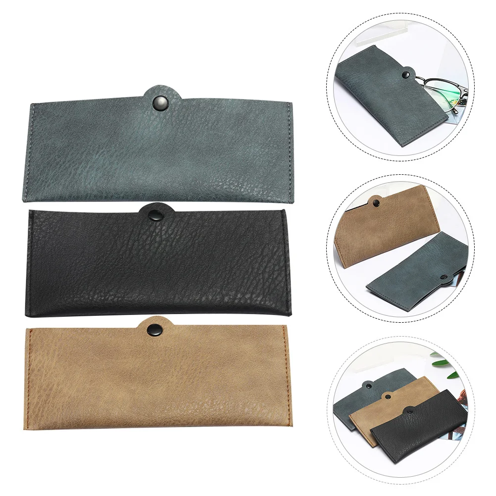

1Set High Quality Glasses Case Buckle Closure Large Capacity Portable Sunglasses Eyeglasses Storage Glasses Case