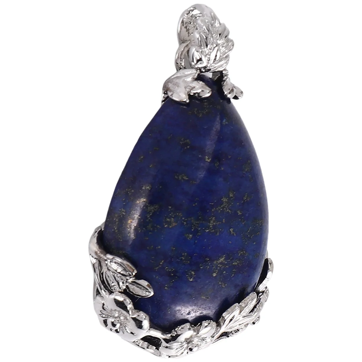 ABMO Women Angel Tears Water Drop Semi-Precious Gemstones Pendant -Lapis lazuli