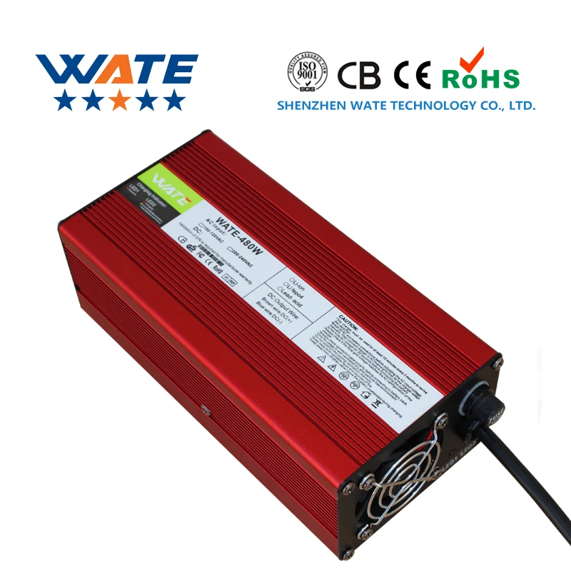 67.2V 6A Charger For 16S 59.2V Li-ion Battery 60V 6A Fast Charge Smart Aluminum Case Lipo Battery Charger 110V To 220V