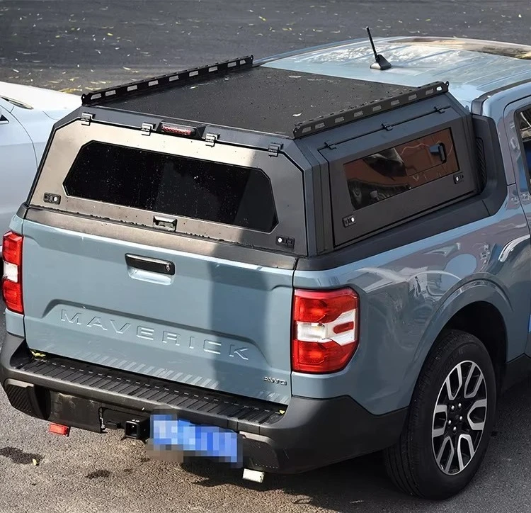 

Maverick Pickup 4X4 2023, навес с жестким верхом, водонепроницаемый стальной корпус для грузовика-кровати с функцией блокировки, доступный для продажи