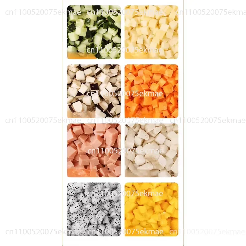 Stainless Steel Commercial Multi-function Automatic Electric Food Dicer Slicing/shredding Vegetable Cutter
