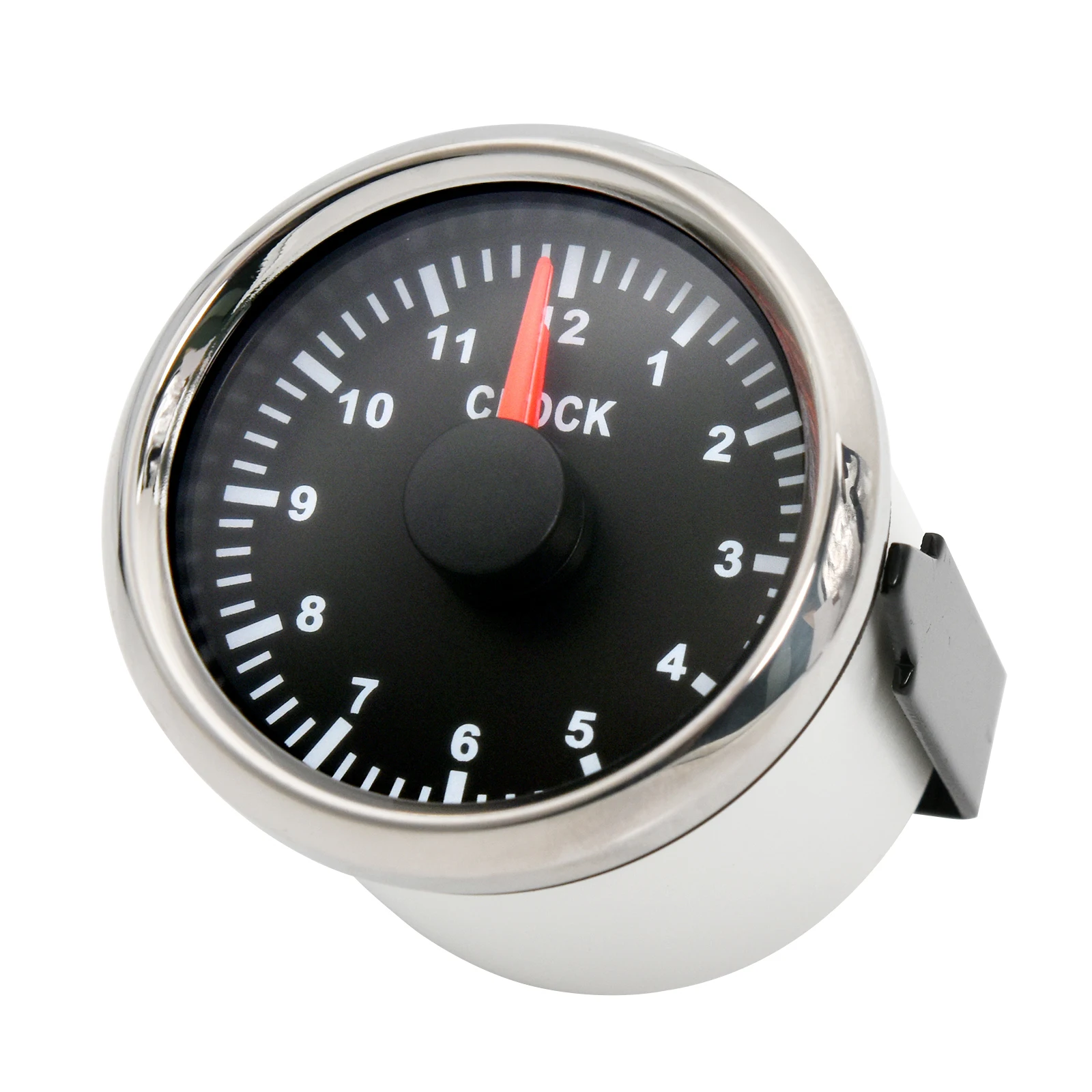 52mm 2inch Clock Gauge 12Hours For Cars Boat Truck With Red Backlight Waterproof Hourmeter 9-32V Show Marine Yacht hour meters