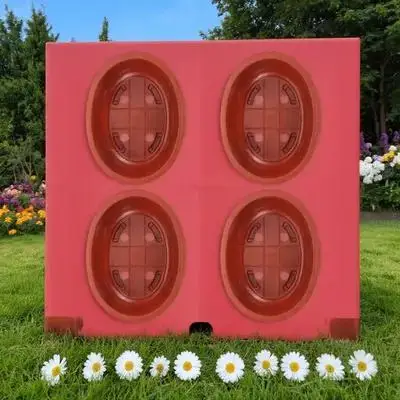 

4Pcs Thickened Plastic Bonsai Planters Indoor Outdoor Succulent Plant Containers Vertical Gardening Flower Pot