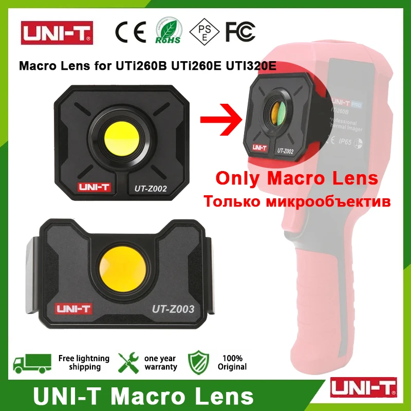 UNI-T UT-Z002 UT-Z003 Thermal Camera Macro Lens for UTi260B UTi260E UTI320E HD Macro Lens ( Product No Include Thermal Imager )