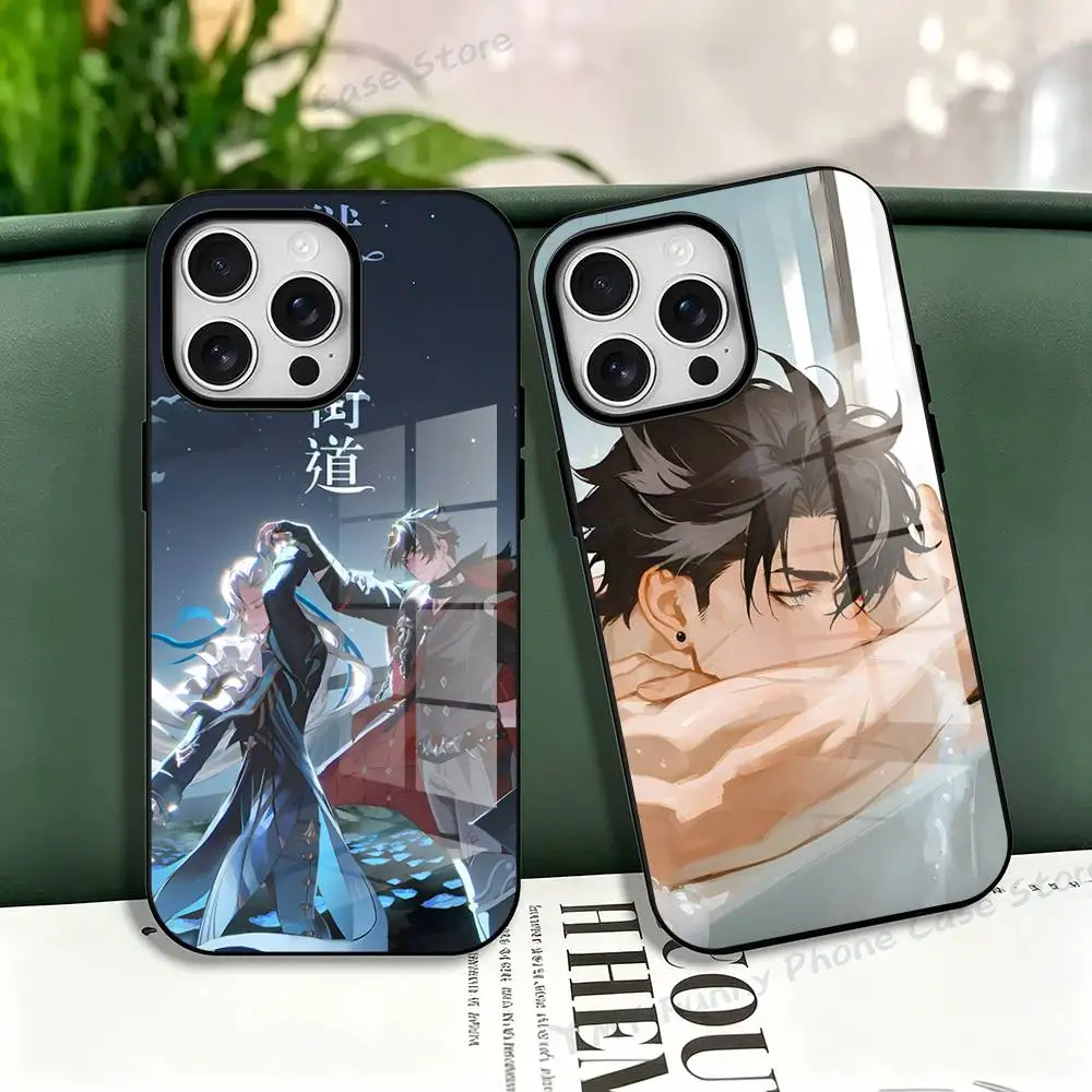 Neuvillette Wriothesley Frosted Soft For Phone Case For Iphone 11,12,13,14,15,16,17 Pro Max XS Wireless Charge Magnetic Cover