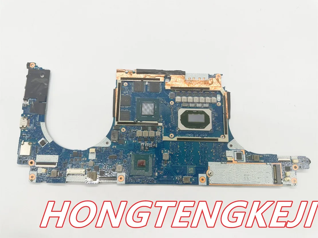 Original LA-J242P For HP ZBook studio G7 Motherboard i7-10750H 16G T1000 4GB M12874-001  Test OK