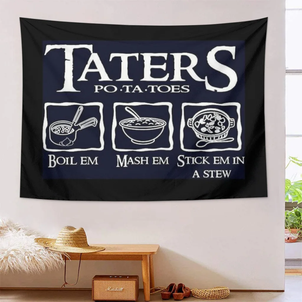 

Home Decoration Tapestry Taters Potatoes Tapestry Wall Art Tapestries Room Decors