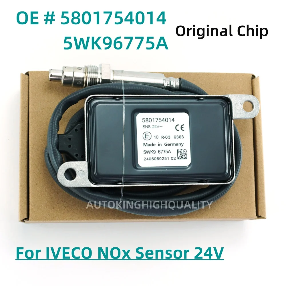 

5801754014 5WK96775A 5WK9 6775A 24V Nitrogen Oxygen Sensor For IVECO Trucks Buses Diesel Exhaust Gas Detection Nox Sensor
