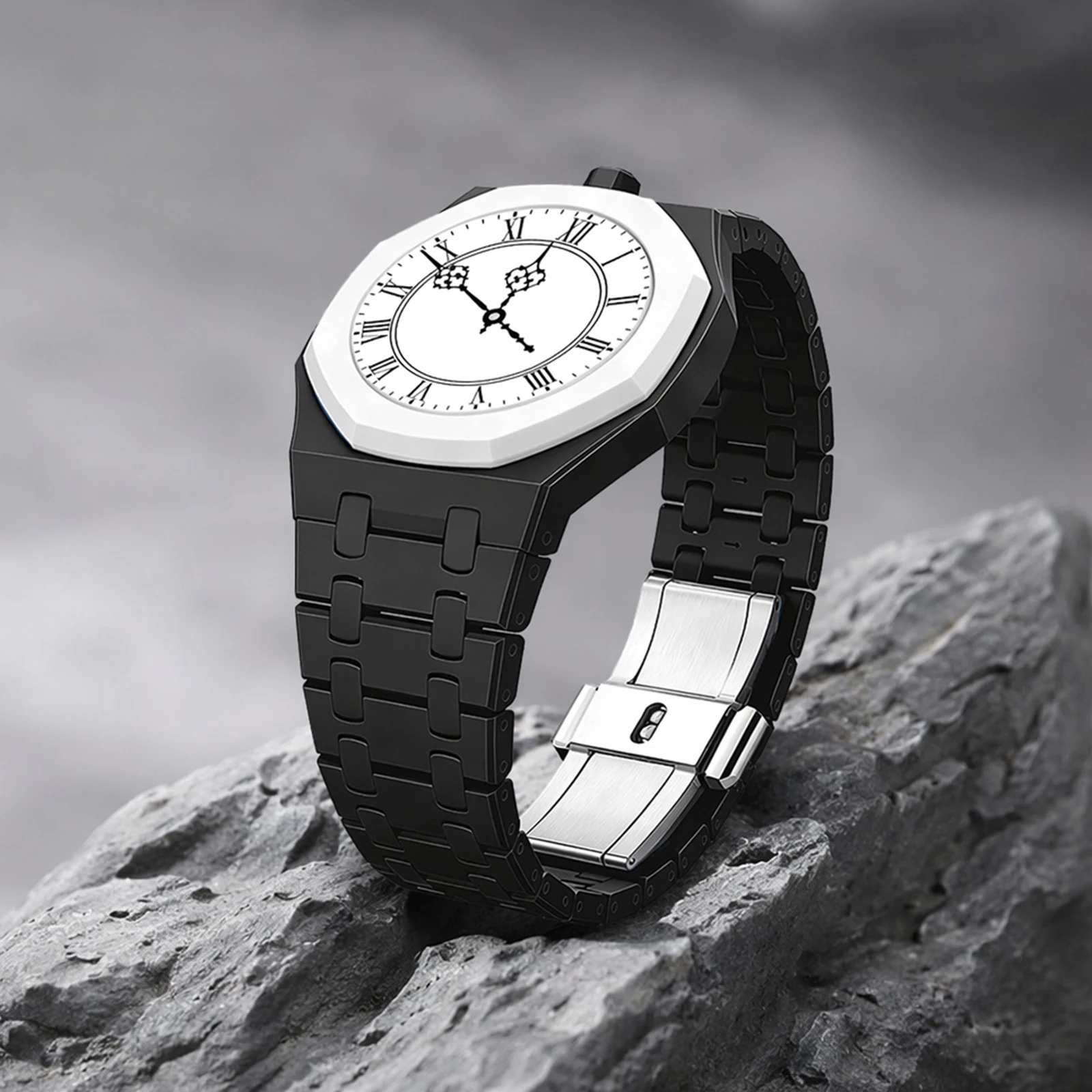 Ceramic Watch Band For Swatch x AP Royal POP Strap Case Bioceramics Modification Kit Integrated Change To Wristwatch Accessories