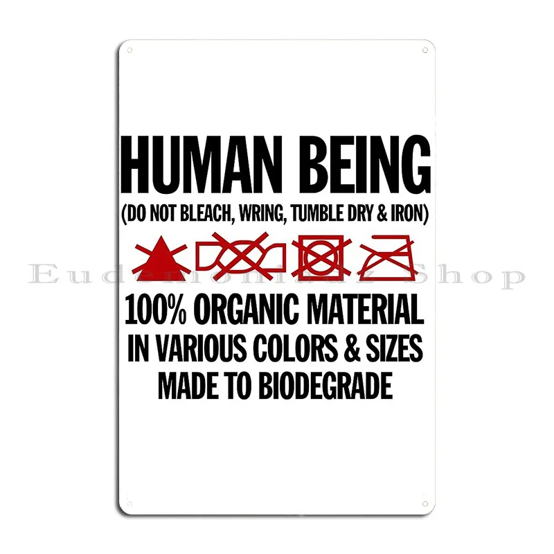 رعاية البشر غسل لوحة معدنية ملصق المرآب نادي السينما سينما مخصص تين تسجيل ملصق