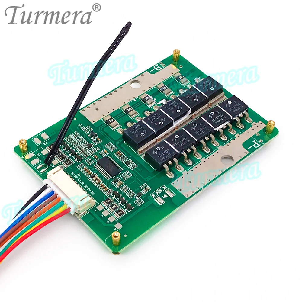 Turmera 6S 24V 7S 29.4V 100A Max. Płytka baterii litowej BMS 300A Balance z NTC do akumulatorów rowerów elektrycznych i e-skuterów