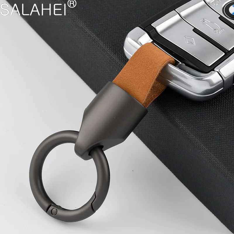 سلسلة مفاتيح معدنية للسيارة حلقة رئيسية مضادة للخسارة كيرينغ قلادة هدية مخصصة أسود أحمر أصفر لملحقات أستون مارتن DB S 11X9 #5