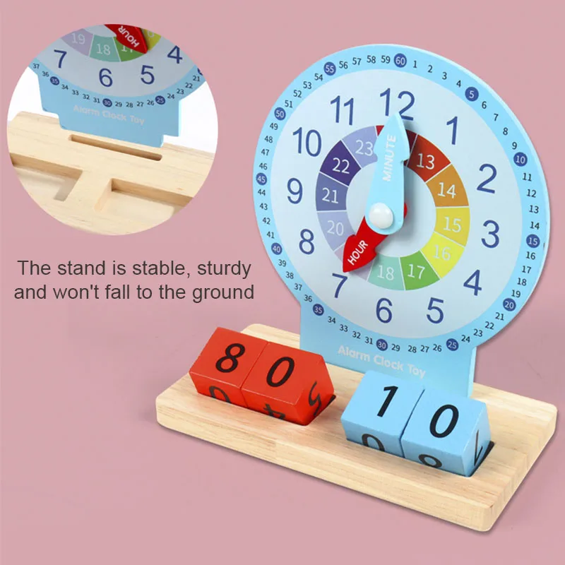 Children Montessori Clock Educational Toy