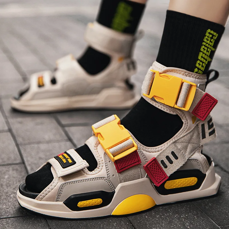 Men Summer Fashion Beach Sandal Sneakers Led Mag Shoes For Men Air Shoes Back To The Future Boots Size35-47 view 2