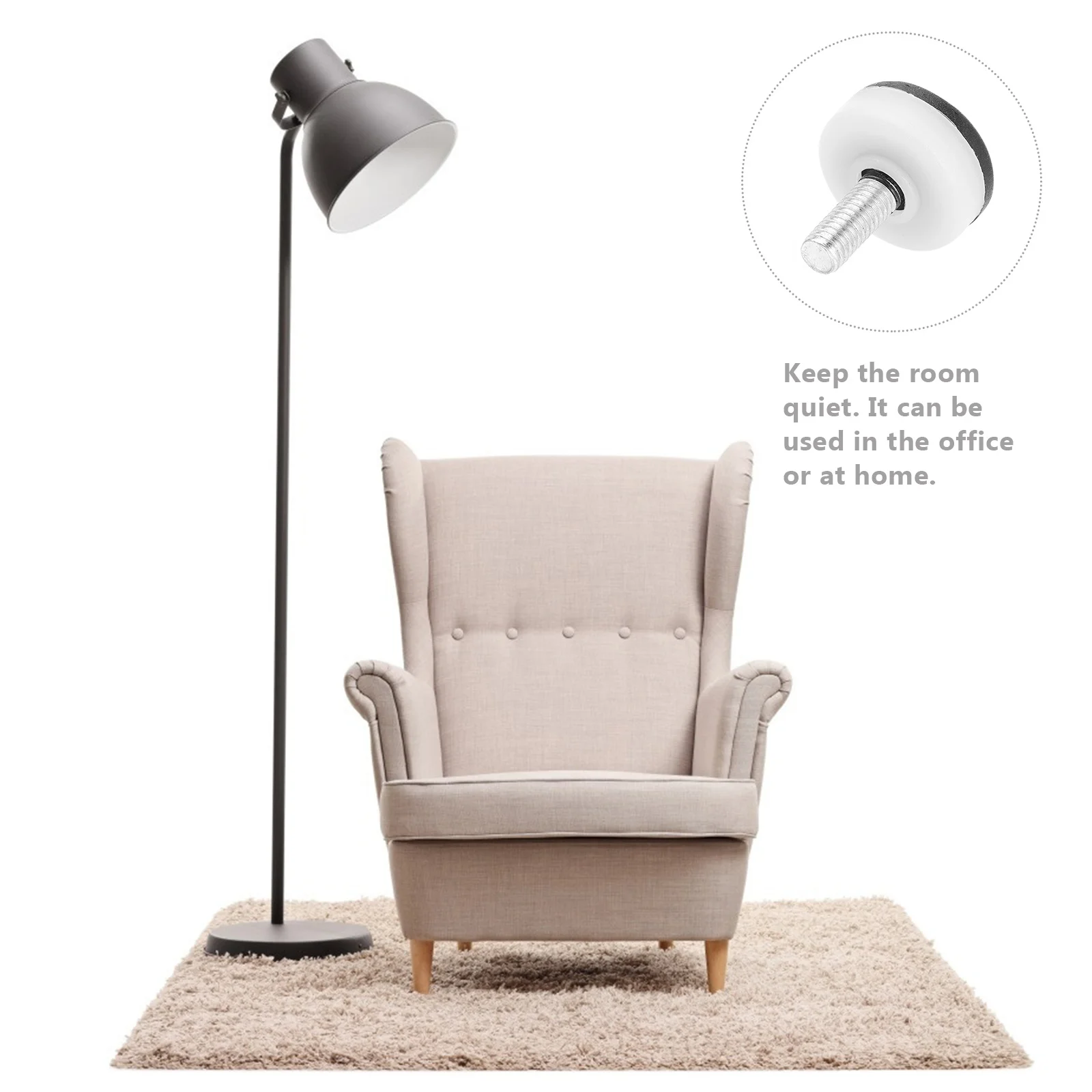 

20pcs Adjustable Leveling Legs Sturdy Base T-Nut Socket For Tables Chairs Cabinets Shelving Units Furniture Levelers Instrument