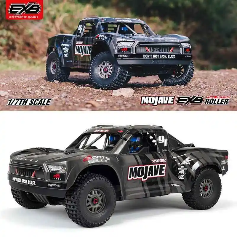 ARRMA 1:7 Mojave EXB 96KM/H High Speed Professional RC Remote Control Car Electric Desert Card Short Card  Model Frame