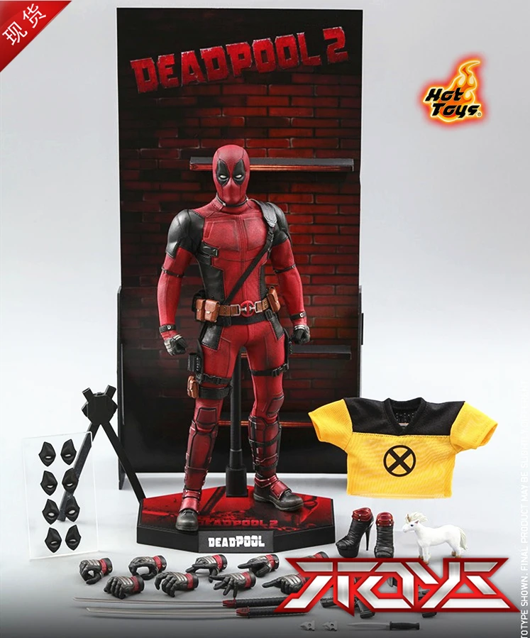 30cm Anime Figure Hottoys Ht 1/6 Mms490 Deadpool2 2.0 Action Figure Model Hobbies Collect Model Collection Birthday Gift Toys