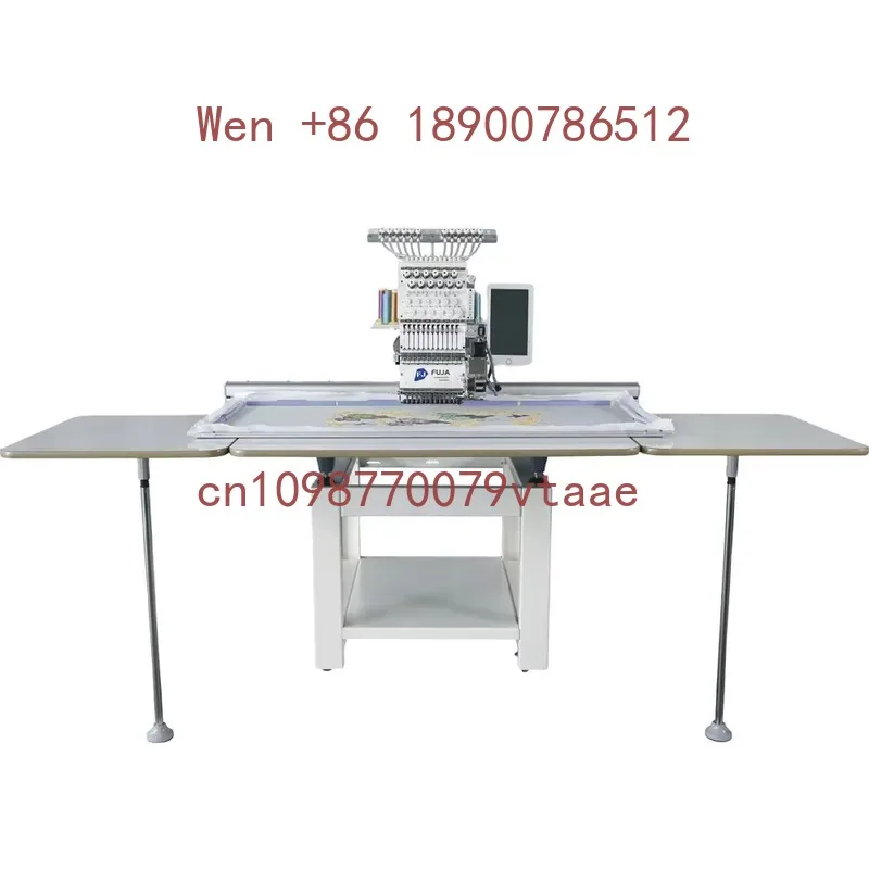 Embroidery Machine Single Head 12 15 Needles Large Area Flat Commercial Embroidery Machine for T-shirt
