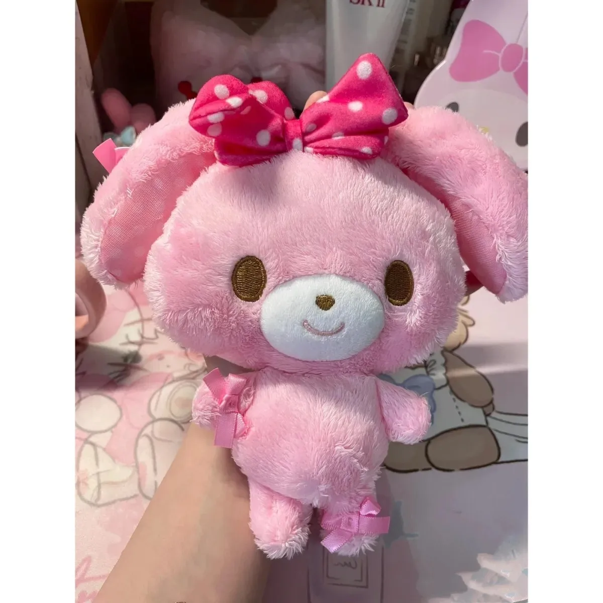 Cartoon Bonbonribbon‌ Plush Doll Coin Purse Stretchable Pocket Soft Plush Toy Home Ornament Doll Decoration Christmas Gift