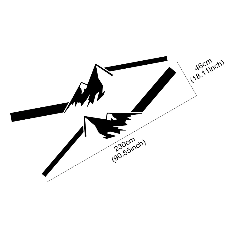 طقم ملصقات جانبية لباب السيارة مقاوم للماء ، ملصق شريط بوبي تلقائي ، فيلم فينيل ، ملحقات خارجية ، سوزوكي جيمني JB64W JB74W