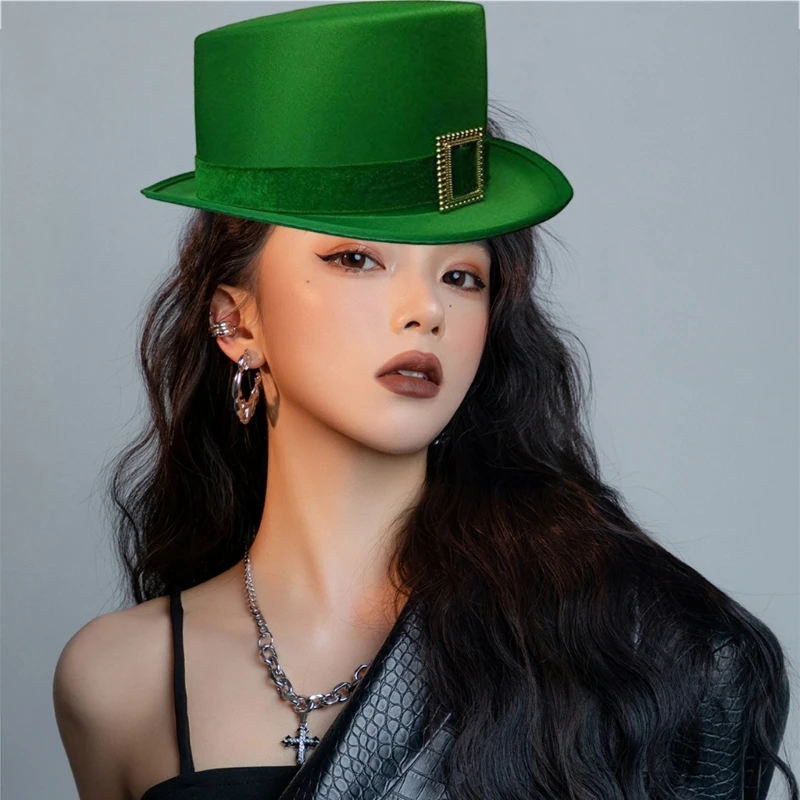 1 PC Funny Hat Irish Patricks Day Hat Fun Crazy Hat Halloween Cosplay Costume Accessories Carnivals Party Hat for Adults