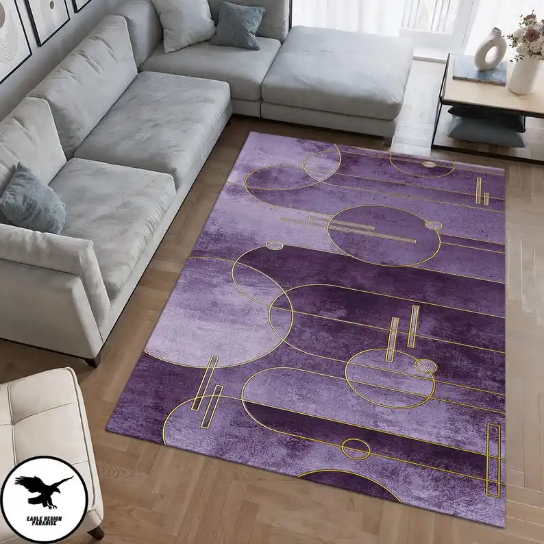 

Modern Rug, Purple Cool , Abstract Rug