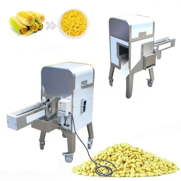 Professional Solar Powered Maize Bran Removal Milling Machine Corn Thresher Maize Sheller Fresh Shelled Corn
