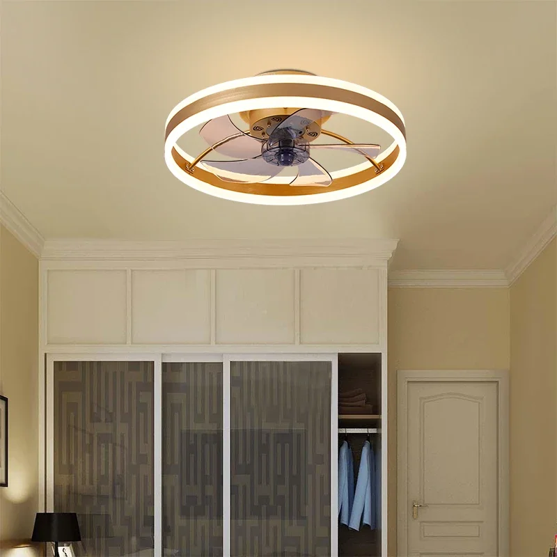 Wildcat Ceiling Fan with Lighting, Quiet Modern LED with Remote Control Timer Fan Ceiling Light Fan Light for Living Room