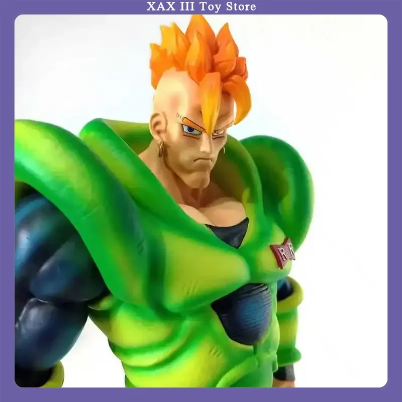 

Super Saiyan Man Maker No. 16 Horror Edition Standing Posture Model Desktop Collection Ornament Box Set Figurine Boys Gift